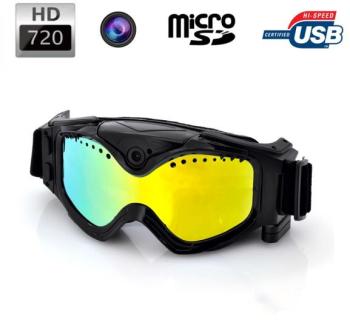 Lunettes caméra sport embarquée masque de ski HD 7