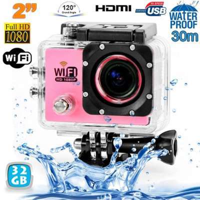 Camera sport wifi étanche caisson waterproof 12 MP