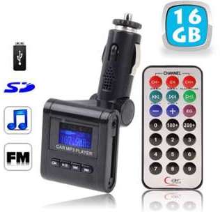 Transmetteur FM voiture allume cigare auto MP3 USB
