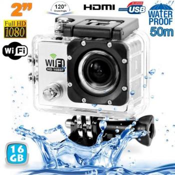 Camera sport wifi étanche caisson waterproof 12 MP