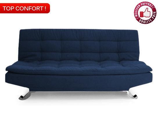 Clic Clac canapé convertible Harry bleu - canapé l