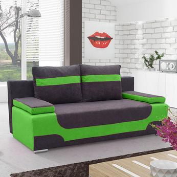 Canapé convertible 2 places tissu GULI 2 Canapé convertible 2 places