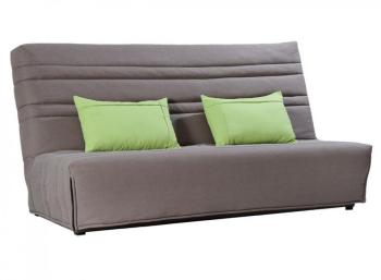 CLIC CLAC convertible LUCIA taupe 130 190cm matelas CLIC CLAC convertible LUCIA