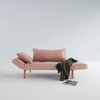 Zeal Bow - Canapé-lit/convertible - rose/étoffe De