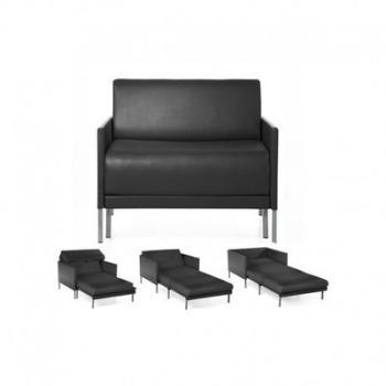 Fauteuil convertible design 1 Place CLUB 84 BLACK