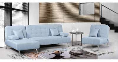Ensemble DANTE convertible 3 pièces canapé méridienne Ensemble DANTE convertible