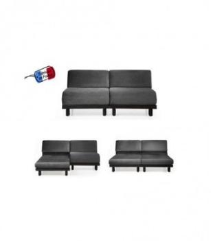 Canapé 2 places design - ROLLING DUO 160 PEWTER (v