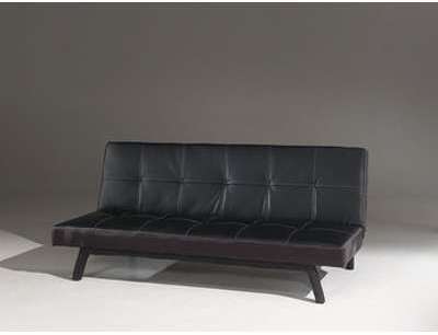Banquette clic clac noire en PU COSINUS