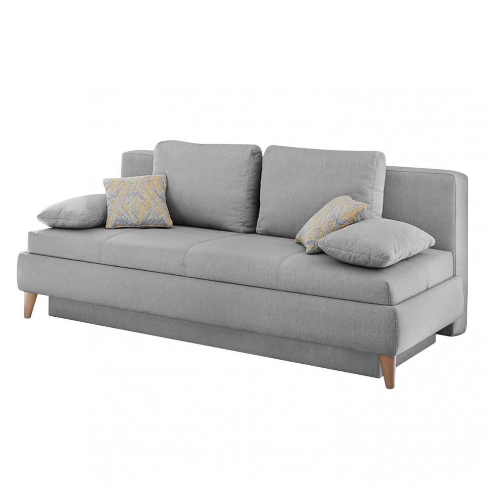 Canapé convertible Limba (2 places) - Tissu - Gris