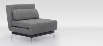 Fauteuil convertible design Gris