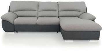 Canapé d angle convertible droit 5 places en tissu Canapé d angle convertible