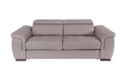 Canapé convertible 3 places ASHFORD Tissu Gris