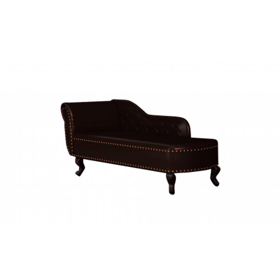 VidaXL Canapé méridien Chesterfield capitonné si