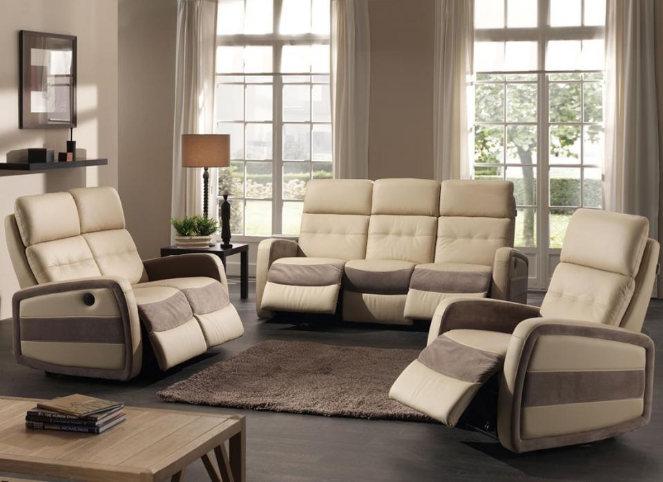 Salon complet Relax électrique - CORMORAN - L 188