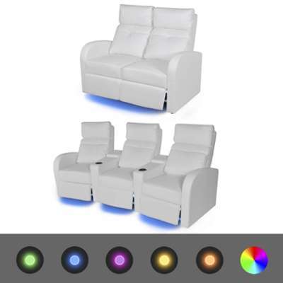 VidaXL Fauteuil inclinable deux pièces 2+3 places