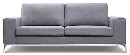Canapé Moderne Svellson Vorna tissu Gris