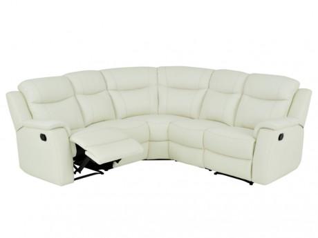 Canapé dangle relax cuir EVASION - Blanc