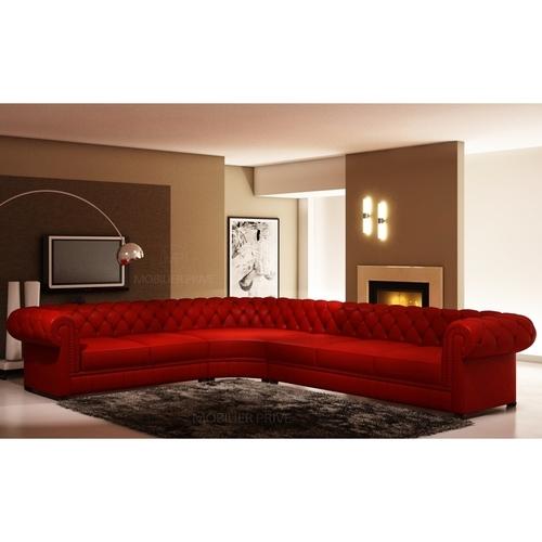 Canapé dangle en cuir italien 7/8 places BELISI,
