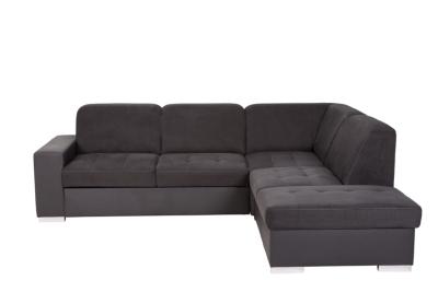 Angle convertible réversible OSANA PU/Tissu Anthra