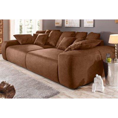 Canapé Profond 4 Places Microfibre à Suspension Bo