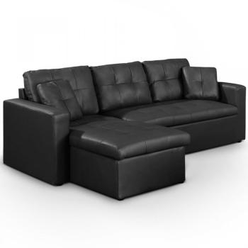 Canapé dangle convertible Cuero Noir