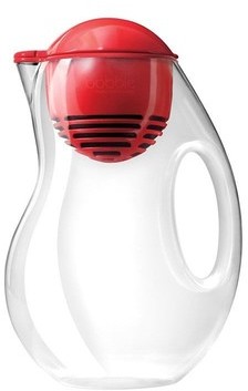Carafe filtrante rouge