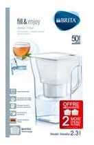 BRITA - Carafe NAVELIA Blanc