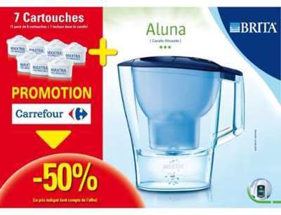 BRTA Pack carafe Aluna 7 cartouches BRTA Pack carafe Aluna 7 cartouches