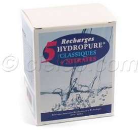 Recharges classiques nitrates carafe Hydropure Recharges classiques nitrates