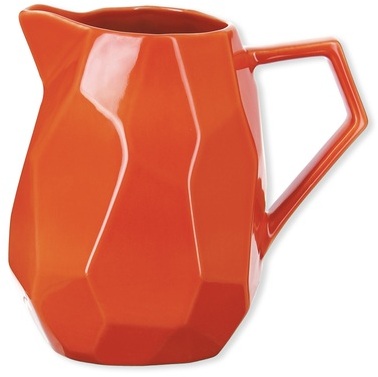 Pichet en grès orange 1,4L