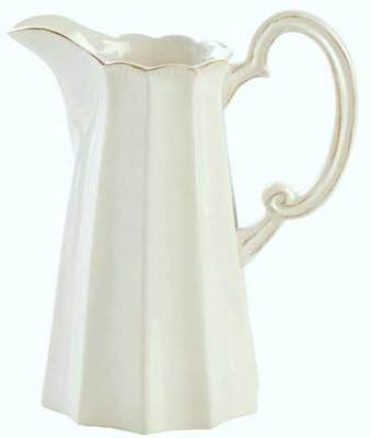 Pichet carafe en céramique blanche Paris Athezza H