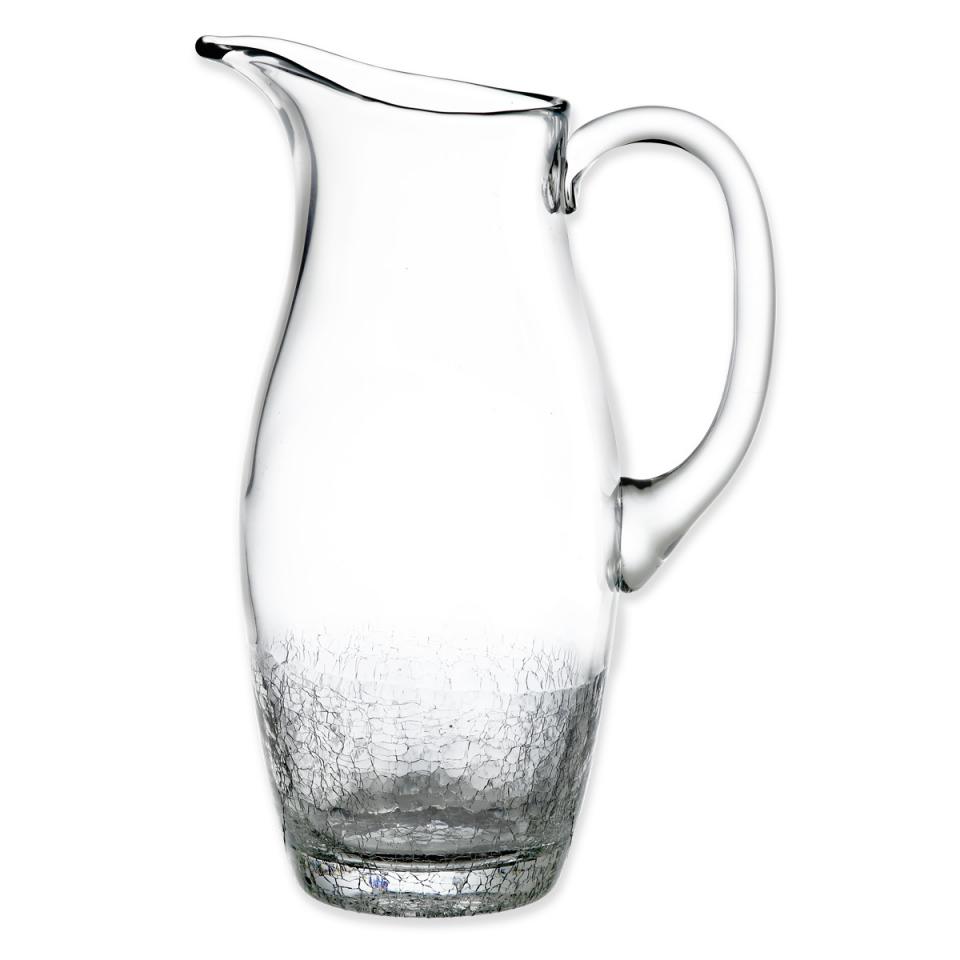 Pichet à anse en verre soufflé bouche 1,5L
