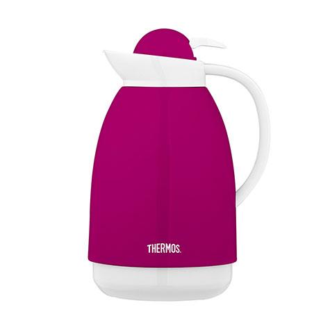 Carafe isotherme inox 1L fuchsia et blanche - Pati