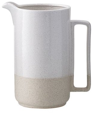 Pichet en grès blanc et sable Barbara Bloomingvill