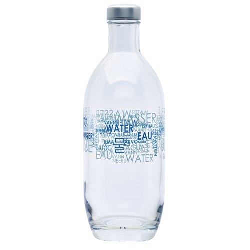 Carafe Water 70cl décor bleu avec bouchon - Water