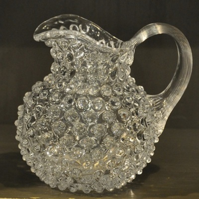 Carafon en verre pointe diamants transparente Cheh