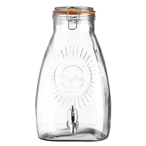 Fontaine à boisson distributeur en verre 8 L Kilne
