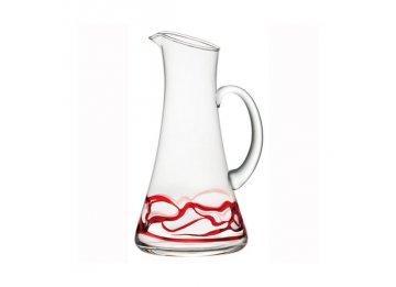 Carafe en verre Ceralacca - Rouge - 1 L
