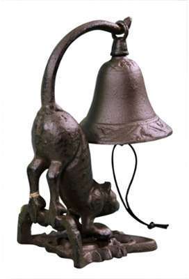 CLOCHE CHAT DOS FONTE CLOCHE CHAT DOS FONTE