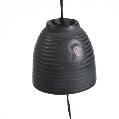 Carillon - cloche à vent bleue foncé en fonte du j