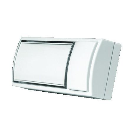AJOUTER BOUTON POUSSOIR LUMINEUX +PE BLANC