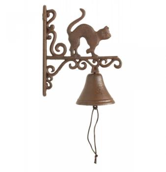 CLOCHE CHAT FONTE