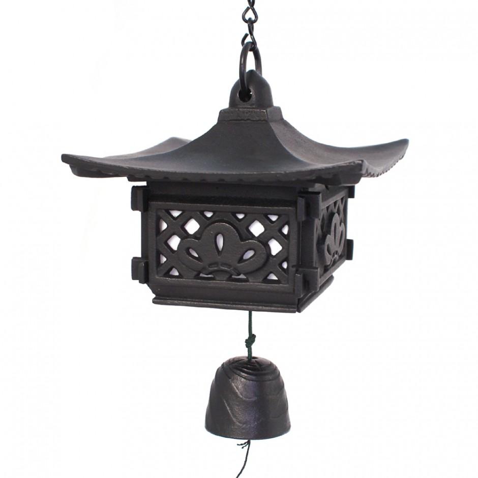 Grosse cloche à vent f?rin en fonte du japon Gassh