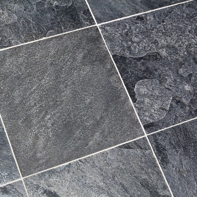 Dalles Carrelage en pierre Quartzite gris Platiniu