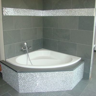 Dalles Carrelage en pierre Ardoise grise 60x30