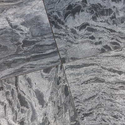 Dalles Carrelage en pierre Quartzite gris Platiniu