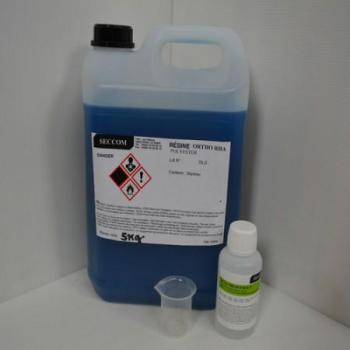 Résine polyester ortho préaccélérée + durcisseur+