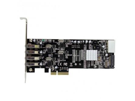 StarTech.com USB PCI-Express 4x vers 4 ports USB 3
