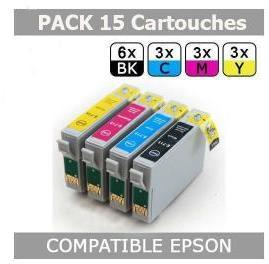 Cartouche compatible EPSON DX7400(Pack15T0715) (ga