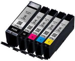 Cartouche compatible CANON MG7751(Pack5PGI-570XL+C